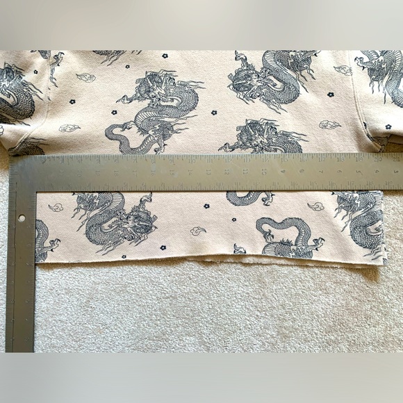 UK Girl Skimmer Cropped Dragon Hoodie - Picture 4 of 4